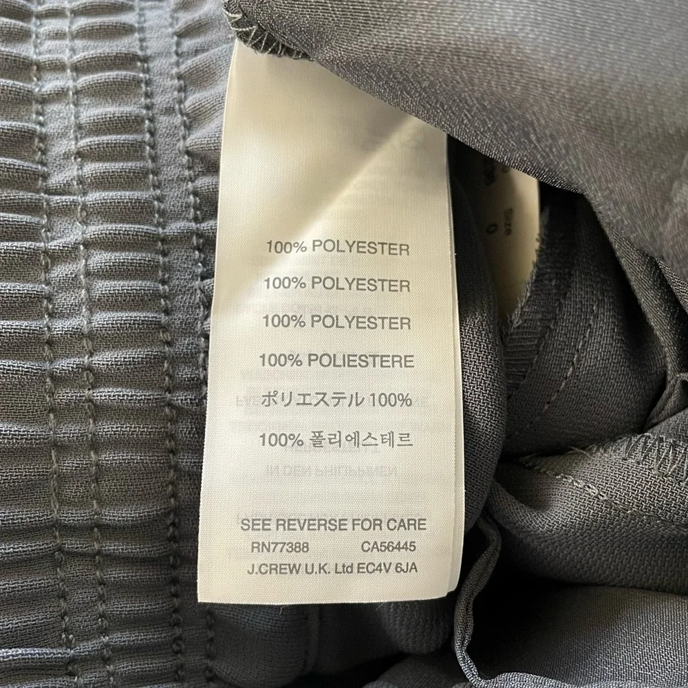 J. Crew Grey Elastic Reese Joggers
